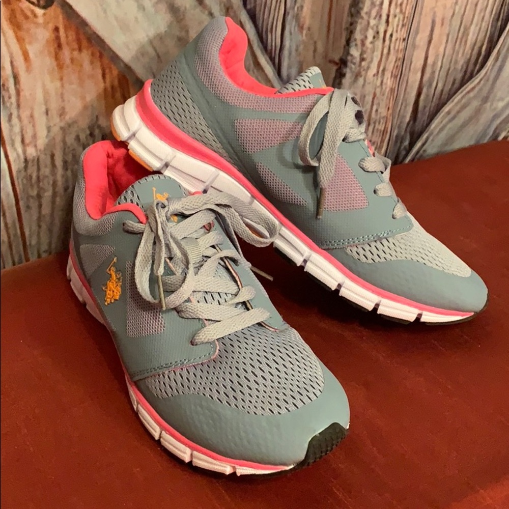 U.S. Polo Assn. Sneakers Pink /Gray Size 7.5